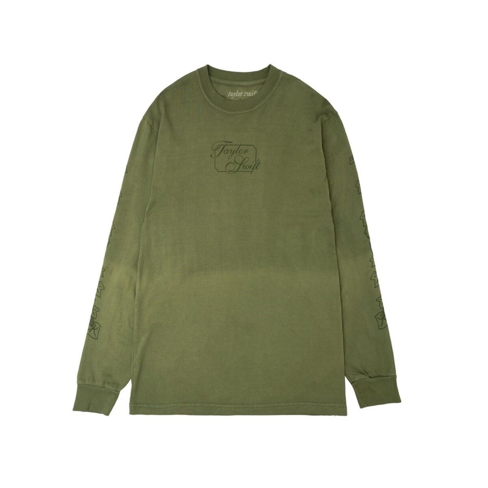 Taylor Swift Green Long Sleeve Tee